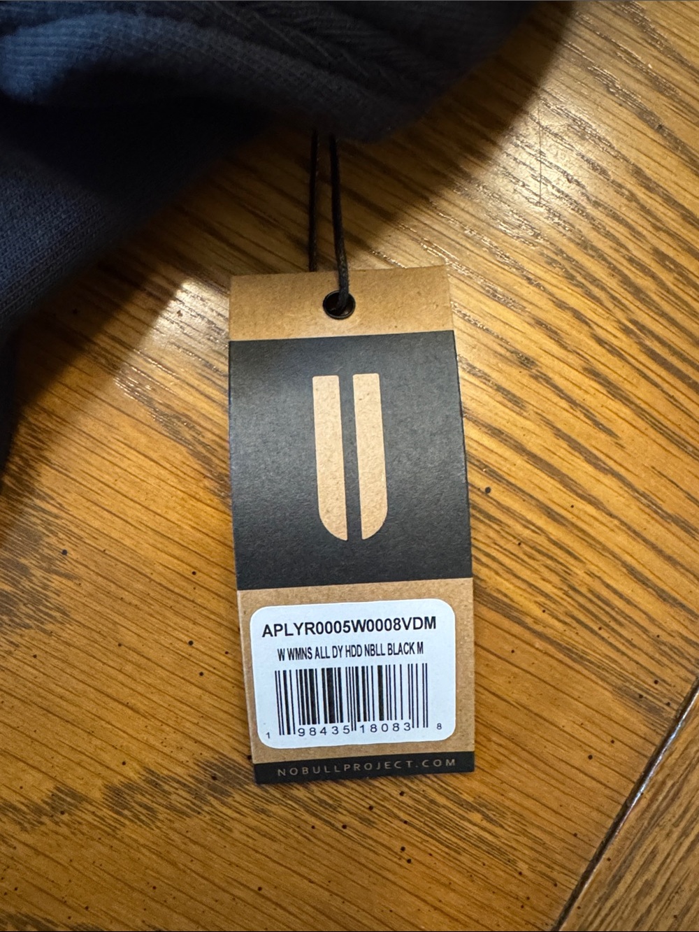 NOBULL Women’s Black Logo Hoodie - Picture 2 of 4